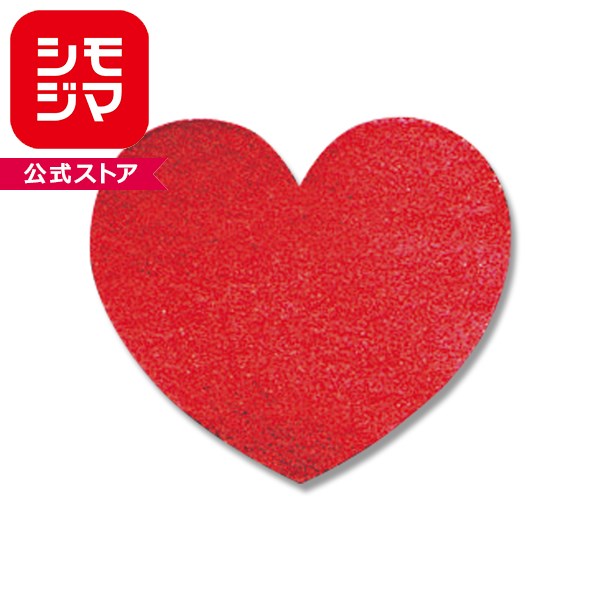 HEIKO シモジマ タックラベル（シール） No.312 メタリックハート レッド 19mm（28...