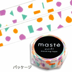 マスキングテープ マステ Mark’s マークス maste MULTI 北欧パターン カラーピース （パープル） MST-MKT19-PL 20mm×7m