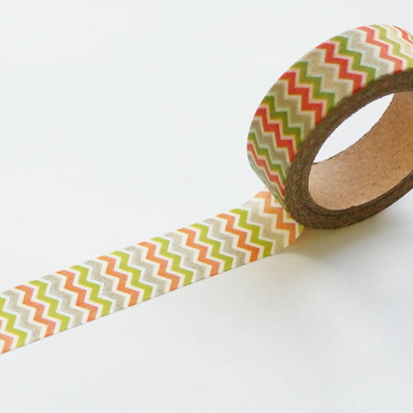 マスキングテープ ワールドクラフト WORLD CRAFT ギザギザ W02-MK-T0024（15mm×7m)