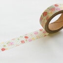 マスキングテープ ワールドクラフト WORLD CRAFT ローズミント W02-MK-T0029(15mm×7m)