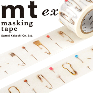 【大感謝祭セール10％OFF】マスキングテープ mt カモ井加工紙 mt ex1p 安全ピン・待ち針R（35mmx10m）MTEX1P59