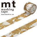 マスキングテープ mt カモ井加工紙 mt fab スクリーン印刷 1p ストーリー (25mmx3m ミニ紙管) MTSC1P02