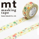 マスキングテープ mt カモ井加工紙 mt for kids てんてん (15mmx7m ミニ紙管) MT01KID021
