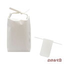 紙袋 クラフト ミニチュア 米袋 小分け 白無地 2合用 幅105×マチ25×高185mm 5枚入り MS-75-2
