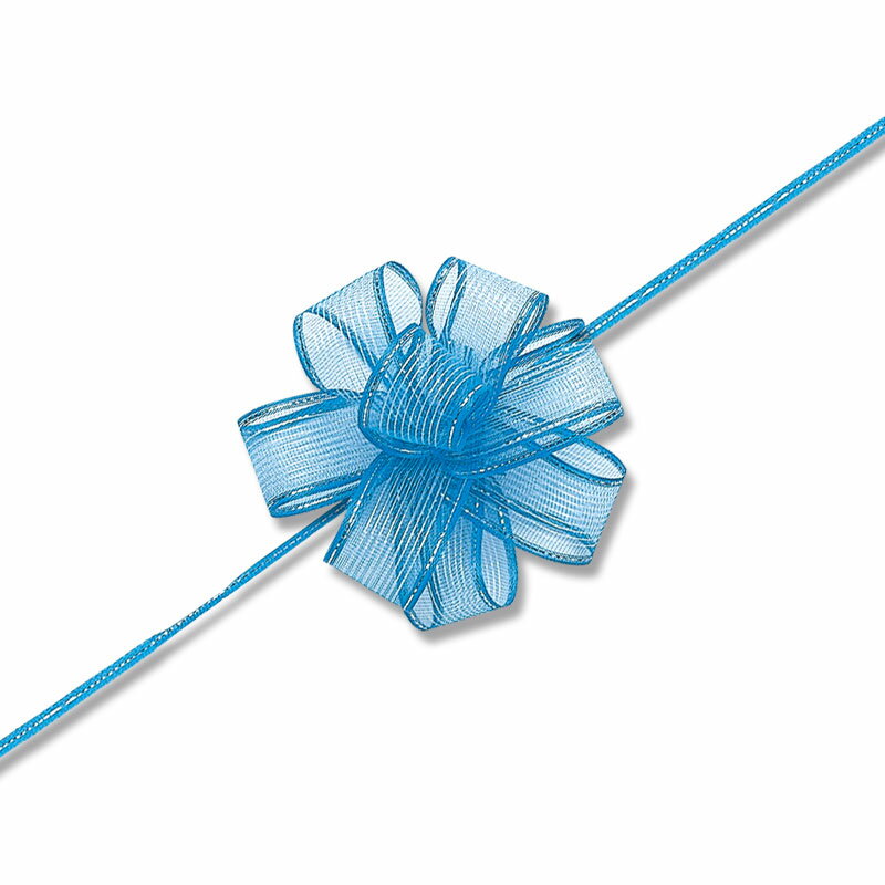 ラッピングリボン HEIKO シモジマ ワンタッチフラワー 水 17X20