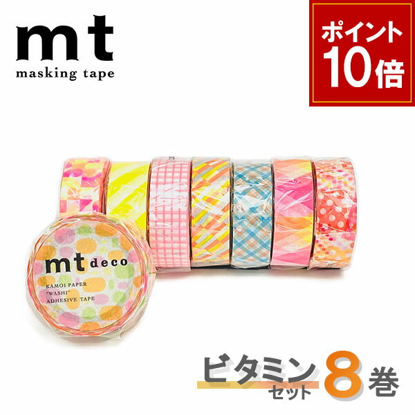 カモ井加工紙 マスキングテープ ベーシック fab 15mm×7m 1個入り ショッキングカラー 蛍光色シリーズ