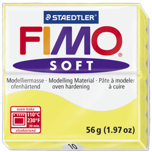 【楽天スーパーセール限定特価】FIMO フィモ フィモソフト スタンダードカラー 8020-10 レモンイエロー