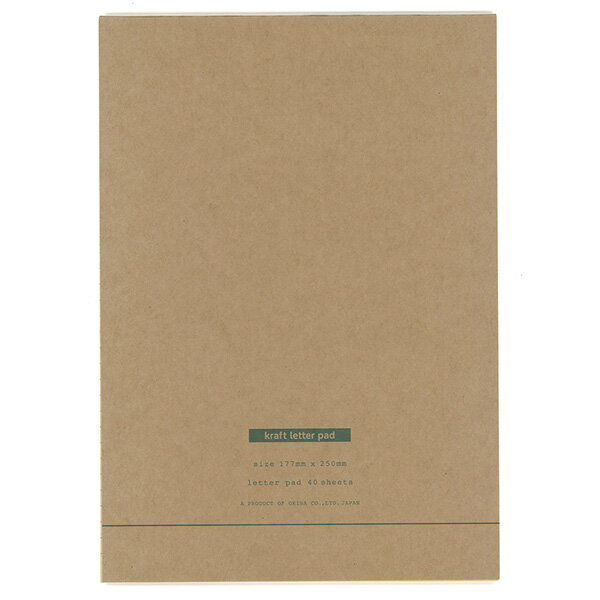 【楽天スーパーセール限定特価】未晒クラフトレターパット 40枚 オキナ LP3519
