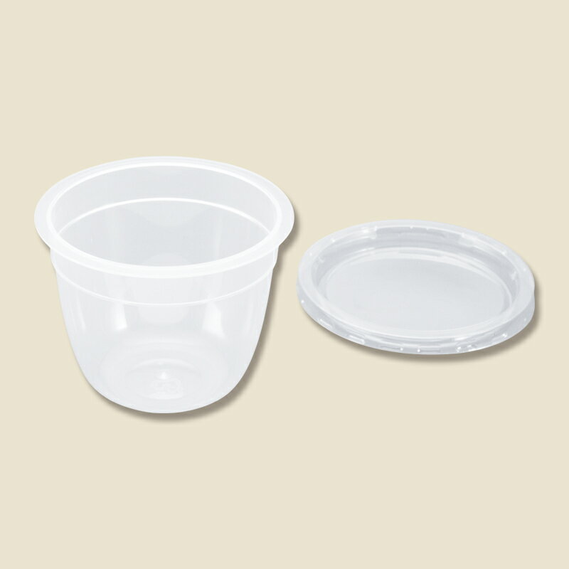 製菓用品 プリンカップ　プリン フタ付き 130 F0154（10個入）