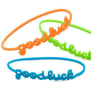 【楽天スーパーセール限定特価】midori ミドリ メッセージバンド グッドラック柄 62302006