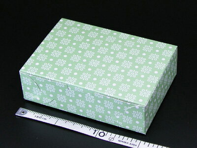 ラッピング 箱 ボックス ラッピング箱 【 サービス箱 和 B (グリーン)6号 】 ギフトボックス 箱 お菓子 ラッピング用品 ラッピングボックス ギフトラッ...