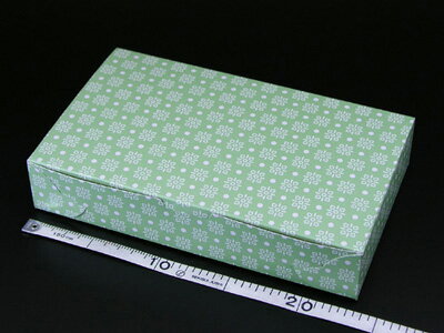 ラッピング 箱 ボックス ラッピング箱 【 サービス箱 和 B (グリーン)15号 】 ギフトボックス 箱 お菓子 ラッピング用品 ラッピングボックス ギフトラ...