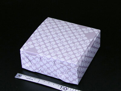 ラッピング 箱 ボックス ラッピング箱 【 サービス箱 和 C (白藤)4号 】 ギフトボックス 箱 お菓子 ラッピング用品 ラッピングボックス ギフトラッピン...