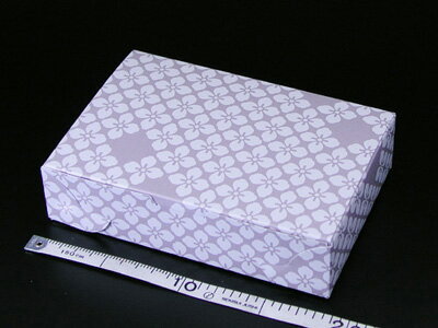 ラッピング 箱 ボックス ラッピング箱 【 サービス箱 和 C (白藤)6号 】 ギフトボックス 箱 お菓子 ラッピング用品 ラッピングボックス ギフトラッピン...