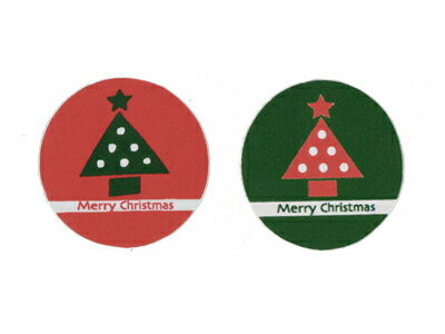 【少量販売】シール ツリー2色セット(10片)