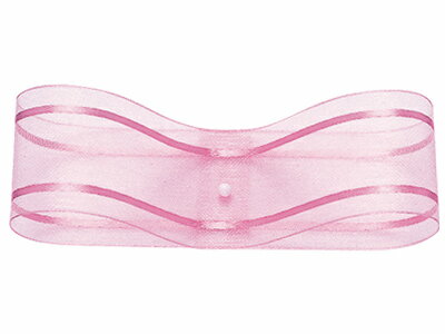 Wライナーオーガンジー9mm 1 桃