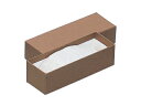 【15日全品ポイント3倍】ラッピング 箱 ボックス ラッピング箱 【 フェザーケース トリュフ 茶(3仕切) 】 ギフトボックス 箱 お菓子 ラッピング用品 ...