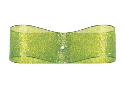 こちらの商品は1巻単位での販売となります。［規格］18mm×30m ［色］アイビーグリーン［素材］ナイロンキラキラ輝くオーガンジーがラッピングを華やかにしてくれる人気商品です。※お使いのモニターの設定及び特性により写真と商品の色味に若干の誤差が生じる場合がございます。