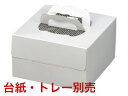 【少量販売】手提げフレッシュホワイト5号 (プレスコート)トレーなし