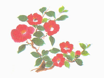 テーブルマット 椿 つばき(100枚入り)