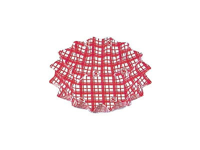 フードケース格子　ひまわり大　赤（500枚入）