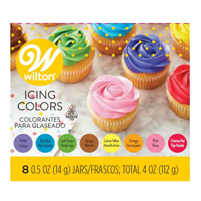 ★★単品購入で送料無料★★【 wilton 8カラー セット 】 ウィルトン アイシング カラー 8色 カラフル デコレーション トッピング 製菓材料 ケーキ クッキー クリーム 洋菓子 業務用 20P30May15 _5…