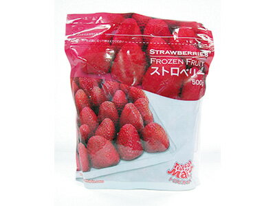 こちらの商品は1袋単位での販売となります。［規格］500g 中身も赤いカマロッサ種を使用。甘みが強いいちごです。br>