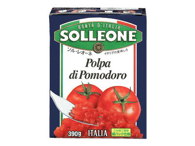 ソル・レオーネ ダイストマト(紙パック/コンビタイプ)390g ソル・レオーネ ダイストマト(紙パック/コンビタイプ)390g