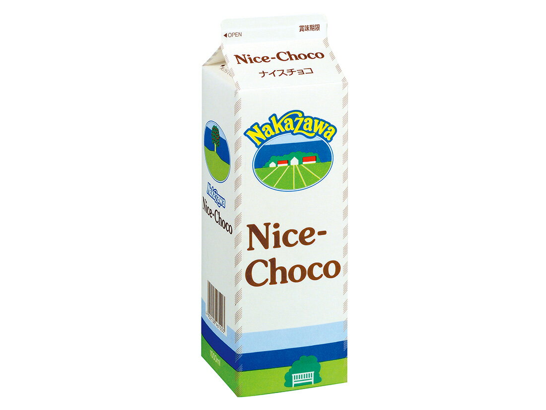 【着日指定不可】冷蔵 中沢乳業 ナイスチョコ 1000ml【★注意事項 要確認★】