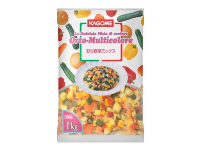 【15日限定!ポイント3倍】【冷凍】カゴメ 彩り野菜ミックス 1kg
