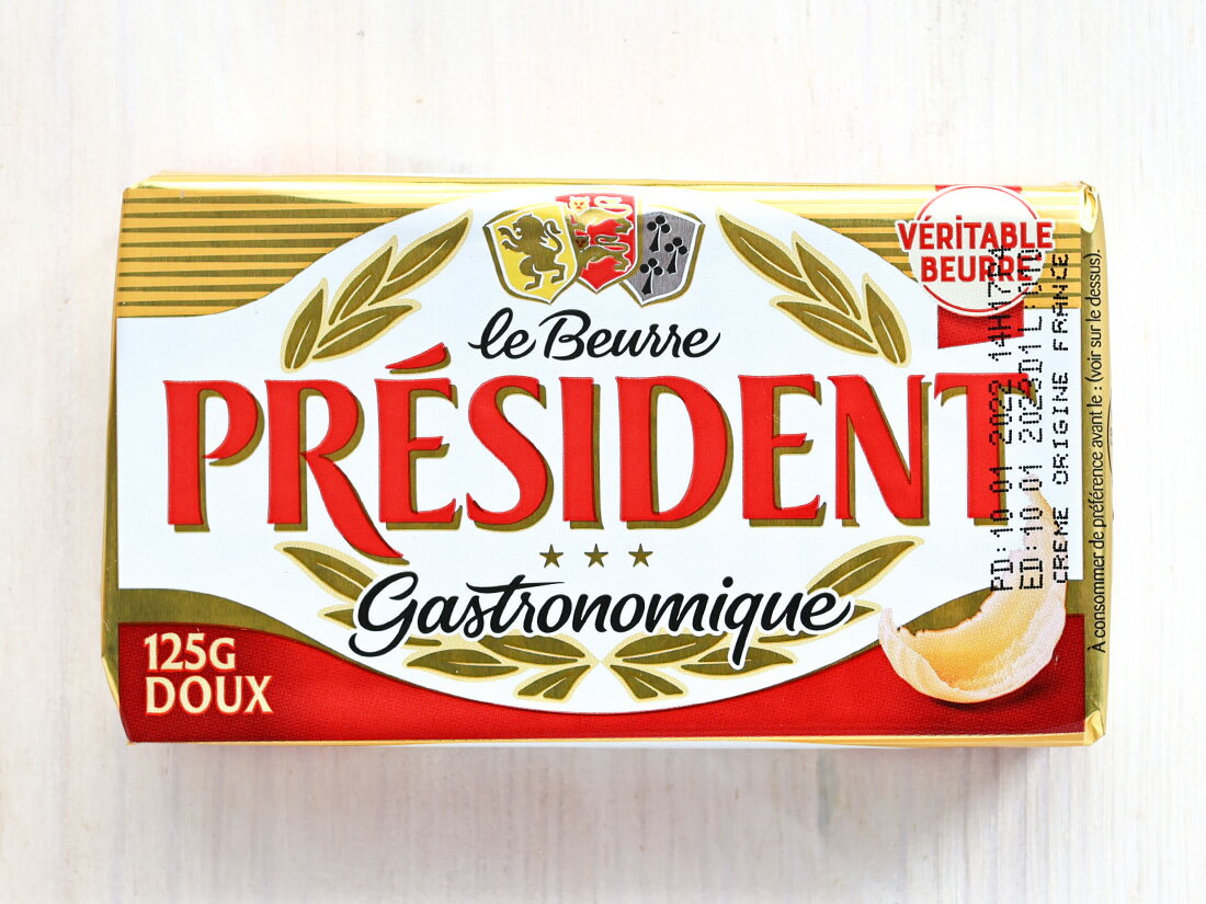 冷蔵 プレジデント フランス産発酵バター 食塩不使用 125gのサムネイル