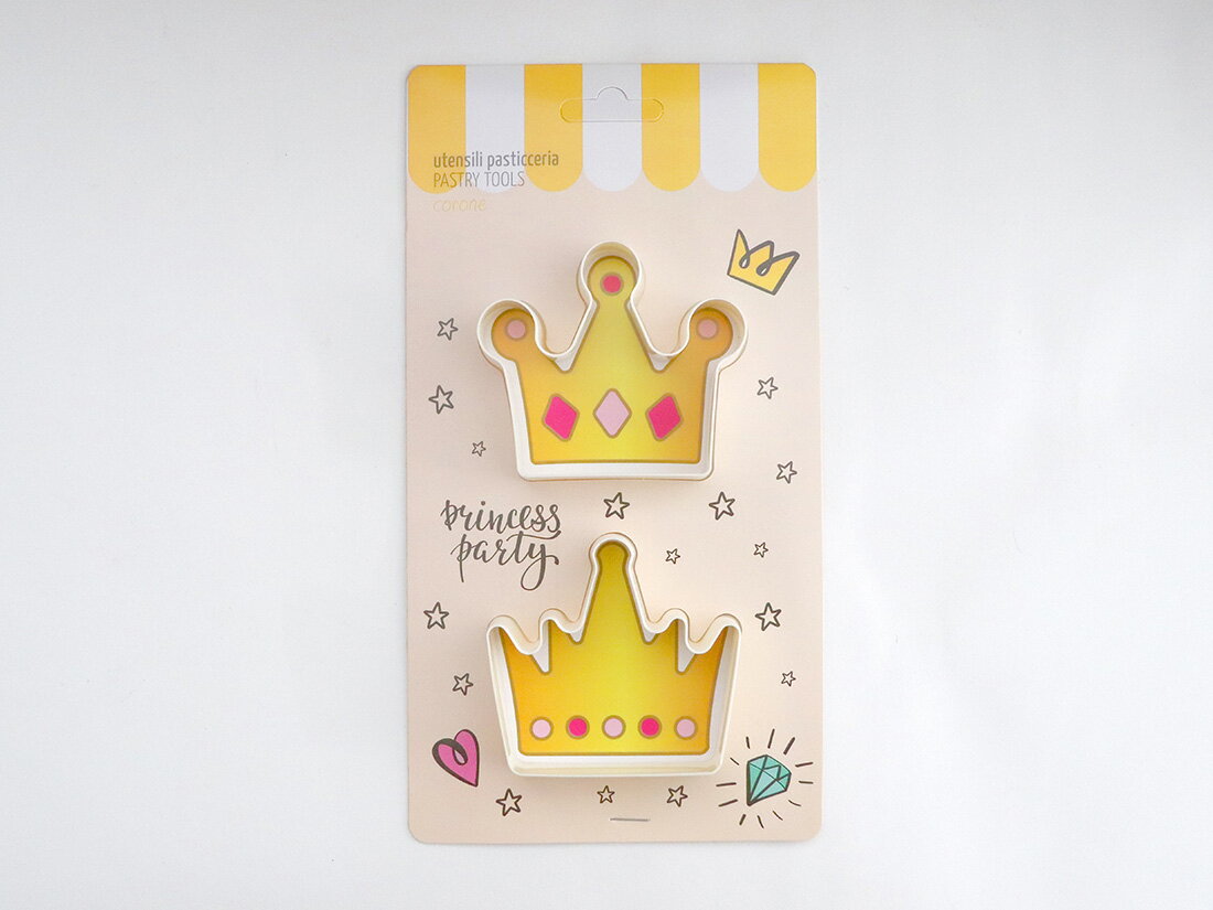 クッキー抜型 2個セット (ティアラ) 1セット