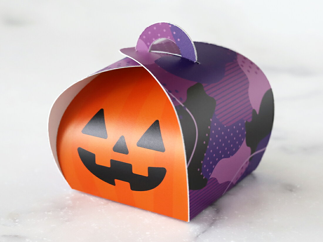 樂天商城 - cotta ギフト箱 ハロウィンかぼちゃ＆黒猫バルーンBOX