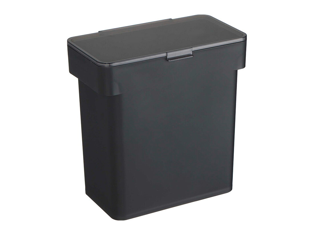 Tower 密閉 袋ごと米びつ 5kg 計量カップ付 ブラック