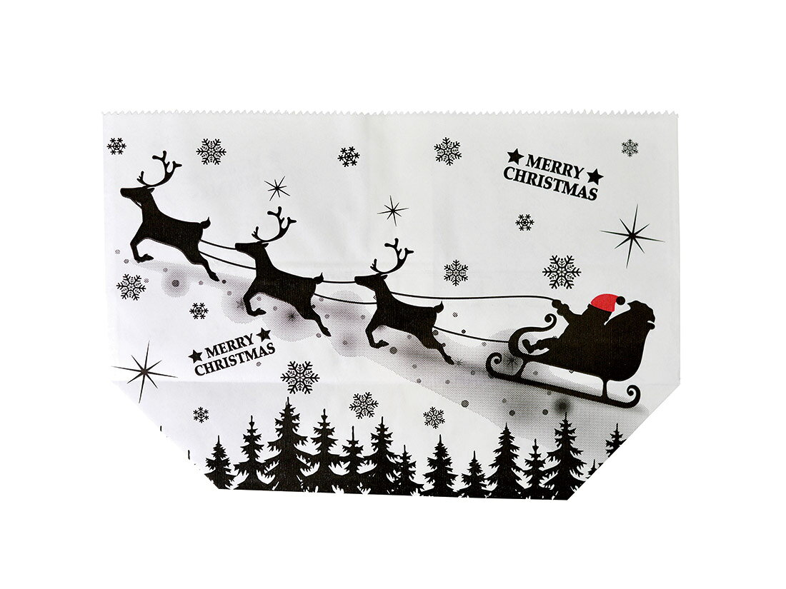 亀甲袋 クリスマス柄 A 100枚 wrappingstore-10323656 ラッピングストア(コッタ cotta) サンプル画像2
