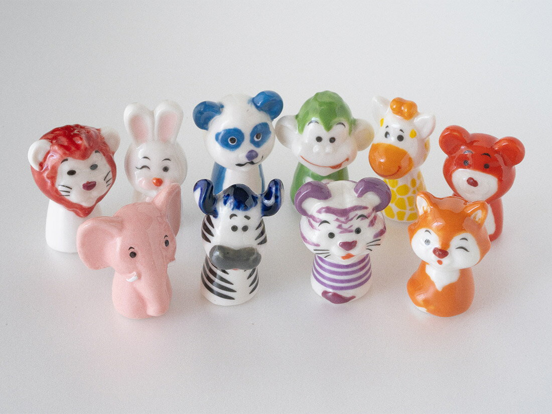 フェーブ 虹色の動物たち(10種セット)