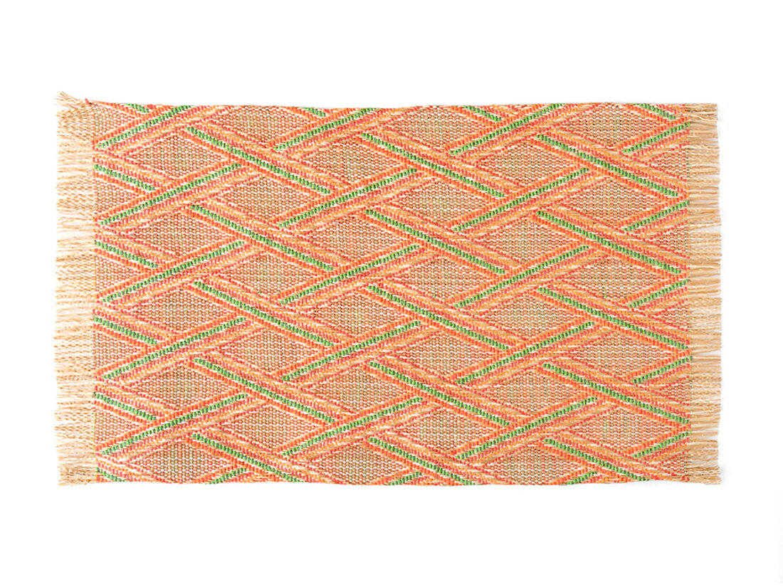 amabro フォークロア プレイスマット (オレンジ) 1枚