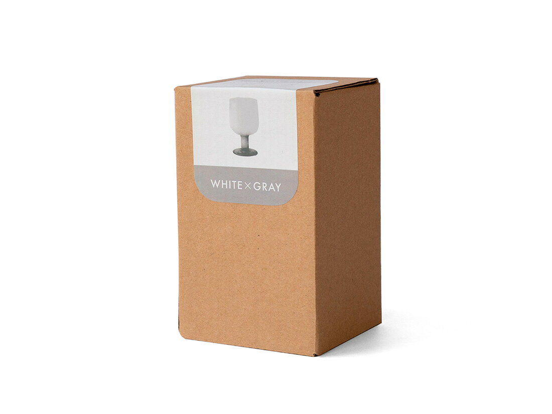 amabro ツートーンワイングラス (ホワイト×グレー) 1個 wrappingstore-10324889 ラッピングストア(コッタ cotta) サンプル画像3