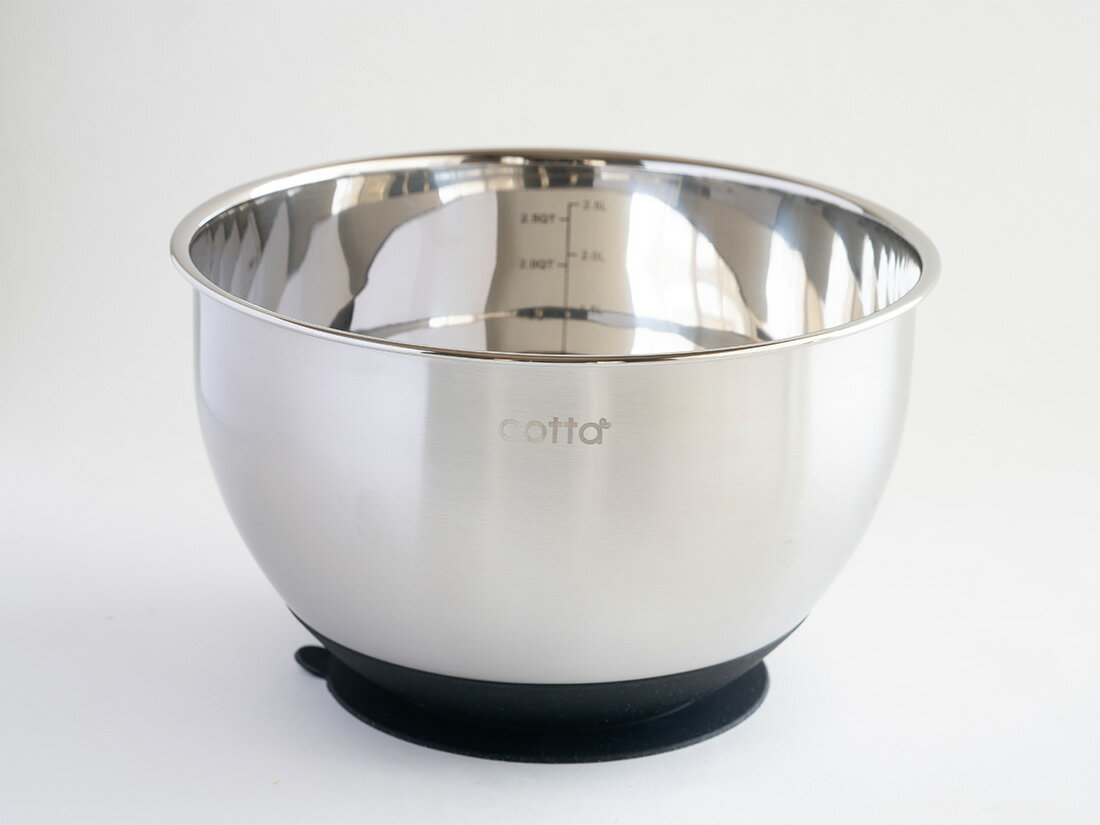 【在庫処分特価】cotta 滑り止め付きステンレスボウル 20cm 1個...