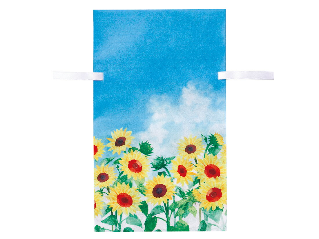 【少量販売】巾着袋 ひまわり