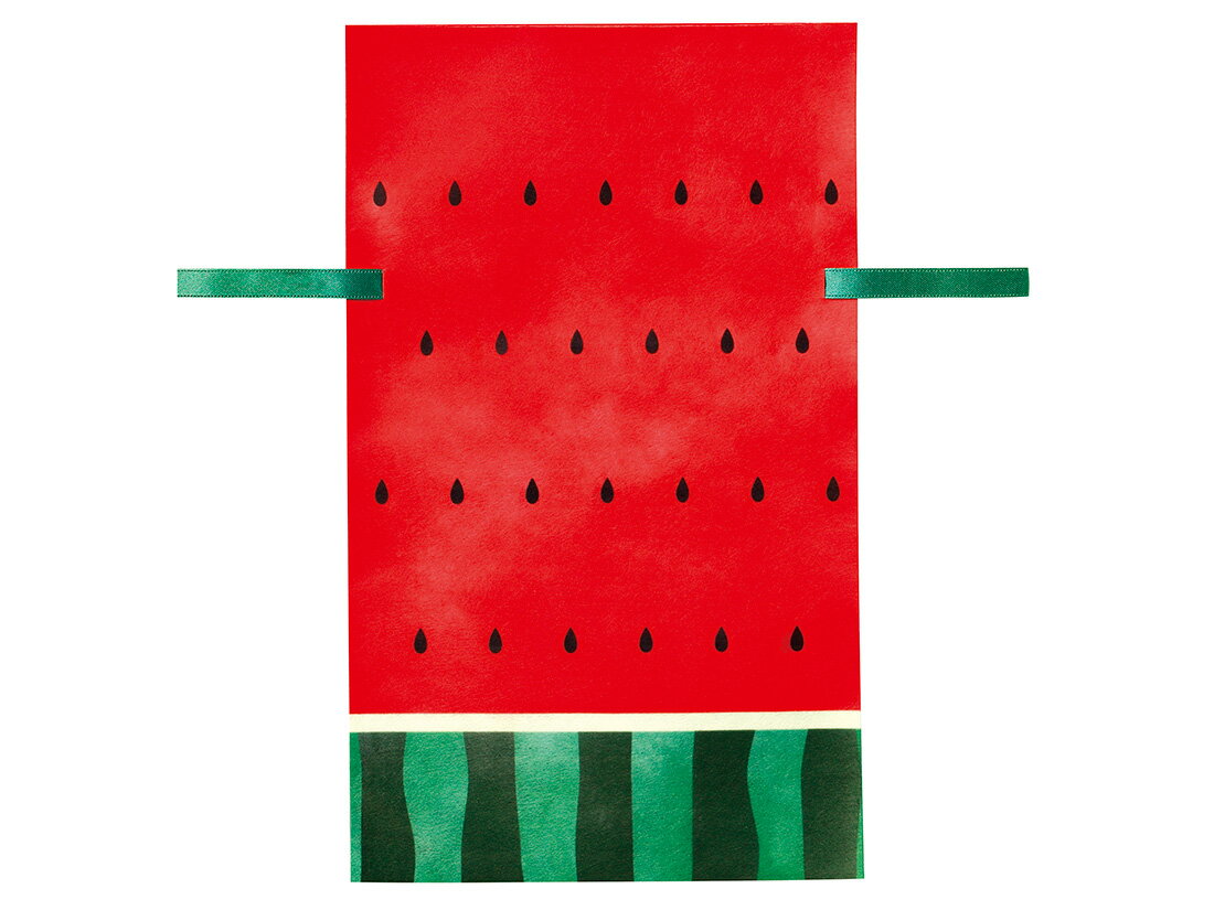 巾着袋 スイカ 10枚