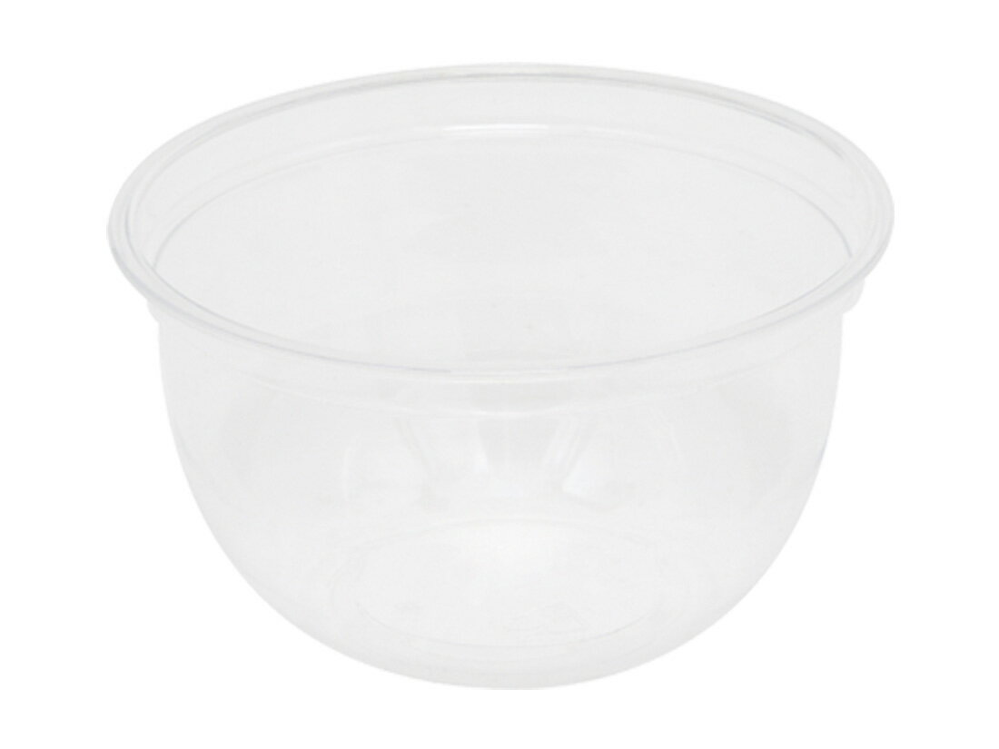 【少量販売】H透明カップA-PET 8オンス 丸底 口径95 5個