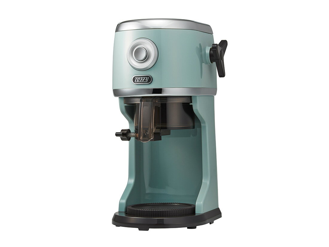 Toffy コンパクト電動ふわふわかき氷器 ペールアクア