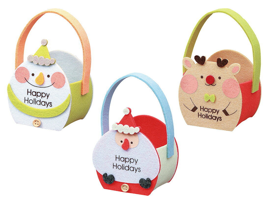 フェルトバッグ ミニメリートリオ3種アソート