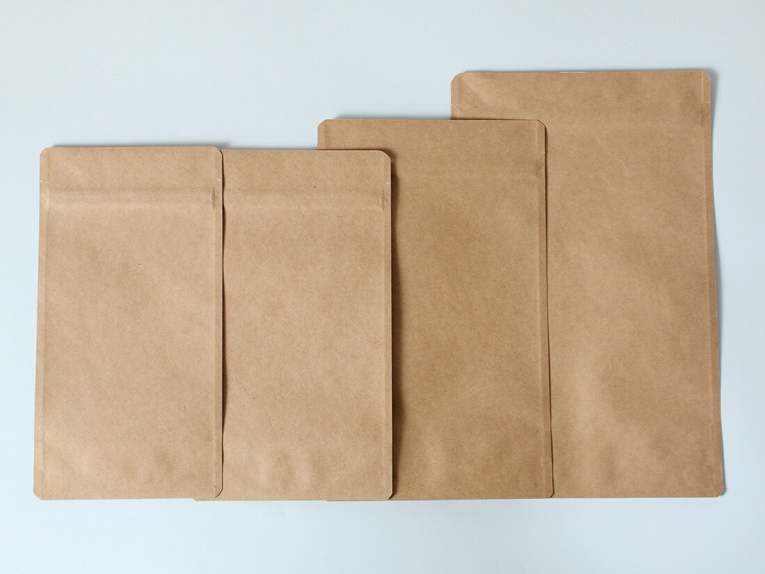＼25日全品ポイント3倍！／【少量販売】スタンドチャック袋 クラフト No.11-21 1枚 wrappingstore-10328285 ラッピングストア(コッタ cotta) サンプル画像3