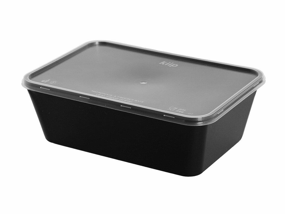 1購入あたりに含まれる内容量 25個［規格］175×120×H45mm　　［容量］650ml　［色］フタ:透明 本体:ブラック［素材］ポリプロピレン［機能・特徴］本体はブラック、フタは透明です。上から中のものを確認できます。ナチュラル・フローズン・ブラックの3シリーズは縦横のサイズが同じなので、積み重ねて保存するのに適しています。積み重ね時の安定感もバツグン。繰り返し使用可能、環境にも配慮、ゴミの軽減に。［外寸］175×120×H45mm［耐熱温度］140℃〜‐20℃豊富なサイズ展開と、手に取りやすい価格帯お店の規模やメニューの内容に合わせて選べる、圧倒的なバリエーションが魅力の保存容器「キープスラッパー」。定番のナチュラルだけでなく、冷凍可能なフローズンタイプや深型のスクエアタイプもラインナップ。いずれも低コストでそろえられるため、消耗の激しい現場でもコストを抑えて導入していただけます。本体が黒のブラックタイプは、「ソースなどを保存する場合の色移りが気になる…」といった場合にもおすすめです。　　重ねて収納、限られた厨房スペースを有効活用同サイズ同士でも重ねられる設計です。使用しないときはスタッキングしてコンパクトにまとめられるため、保管場所をとりません。整理整頓がしやすく、慌ただしい仕込みの時間もスムーズな動線を確保できます。　　商品概要外寸175×120×H45mm重量26.5gパッケージサイズ175×120×H210mm容量650ml色フタ:透明 本体:ブラック素材ポリプロピレン食洗機可電子レンジ可オーブン不可耐熱温度140℃耐冷温度-20℃本体はブラック、フタは透明です。上から中のものを確認できます。ナチュラル・フローズン・ブラックの3シリーズは縦横のサイズが同じなので、積み重ねて保存するのに適しています。積み重ね時の安定感もバツグン。繰り返し使用可能、環境にも配慮、ゴミの軽減に。■サイズ展開■キープスラッパー ブラック 500キープスラッパー ブラック 650キープスラッパー ブラック 750キープスラッパー ブラック 1000　　