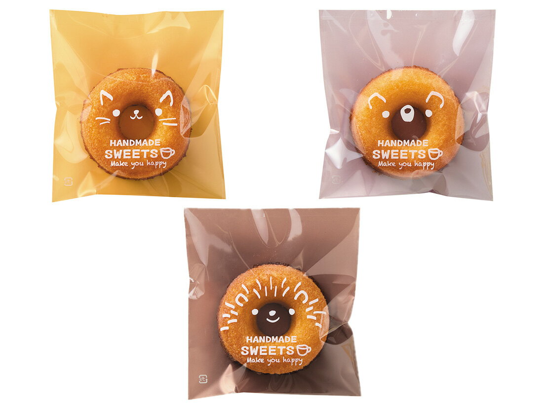 樂天商城 - 【少量販売】アニマルドーナツガス袋(3柄アソート） 2セット