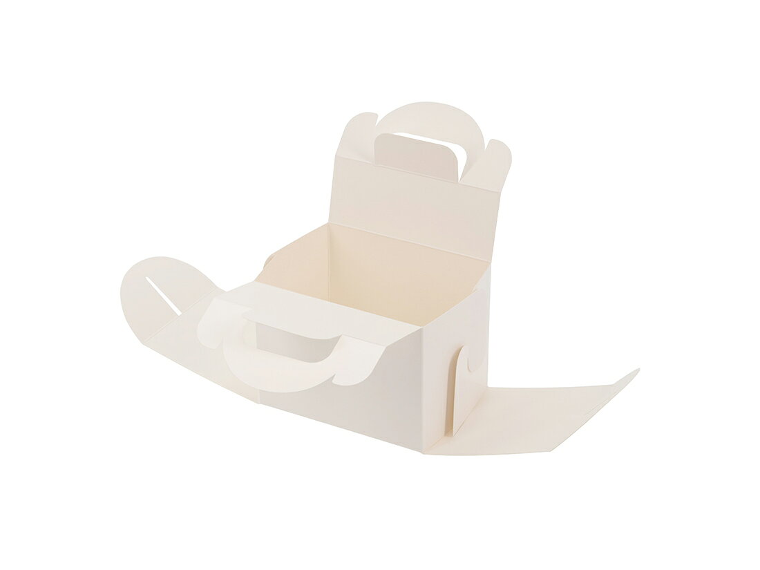 ＼25日全品ポイント3倍！／【少量販売】アーチハンドキャリーケーキ箱ホワイト 9×12 1枚 wrappingstore-10329950 ラッピングストア(コッタ cotta) サンプル画像3