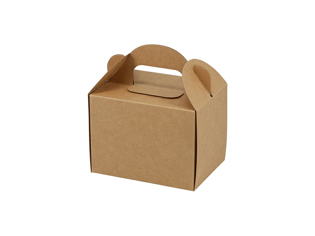 ＼25日全品ポイント3倍！／【少量販売】アーチハンドキャリーケーキ箱 クラフト 9×12 1枚 wrappingstore-10329953 ラッピングストア(コッタ cotta) サンプル画像2