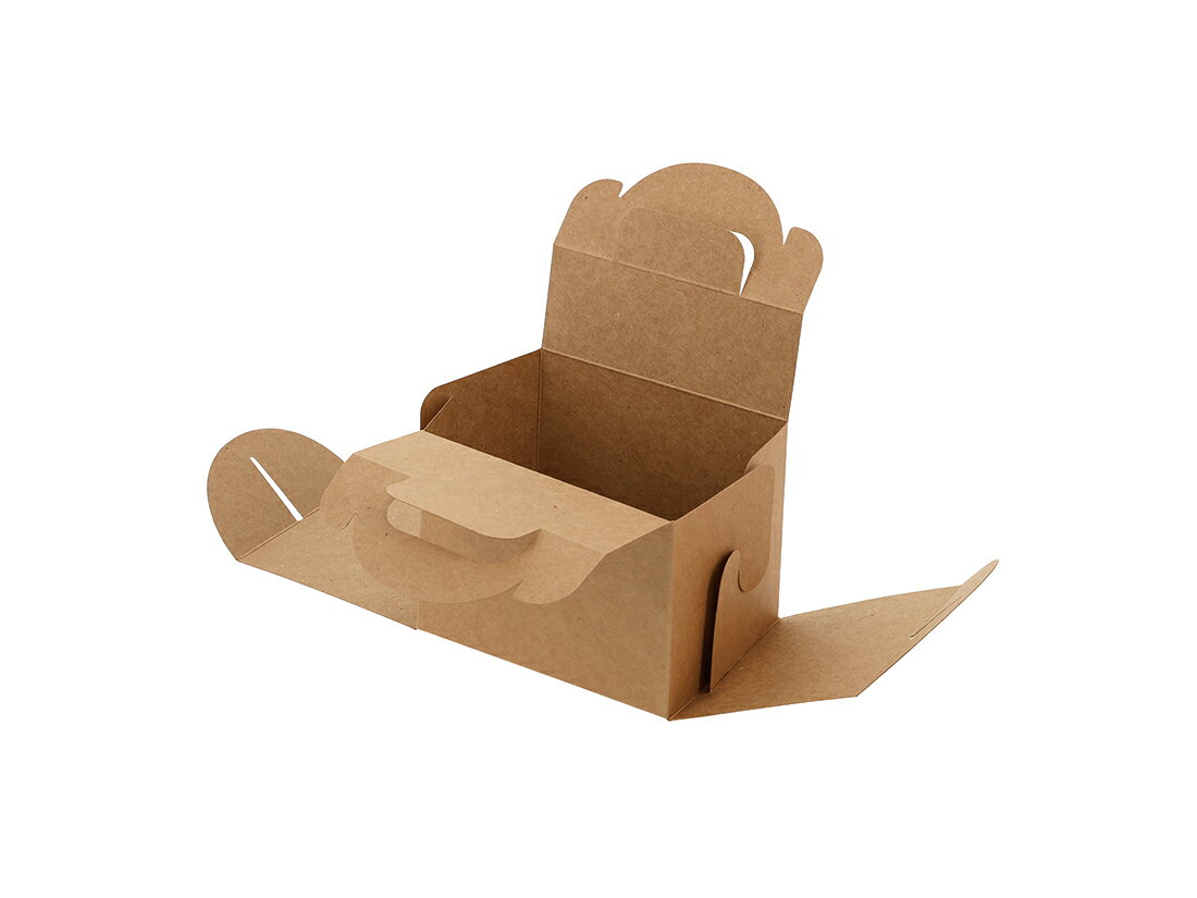 ＼25日全品ポイント3倍！／【少量販売】アーチハンドキャリーケーキ箱 クラフト 9×12 1枚 wrappingstore-10329953 ラッピングストア(コッタ cotta) サンプル画像3